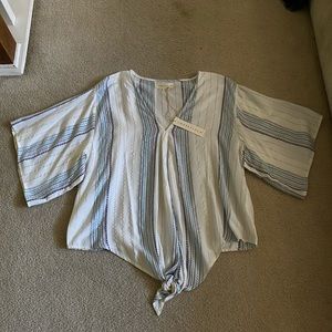 White Bohemian striped shirt by lovestitch